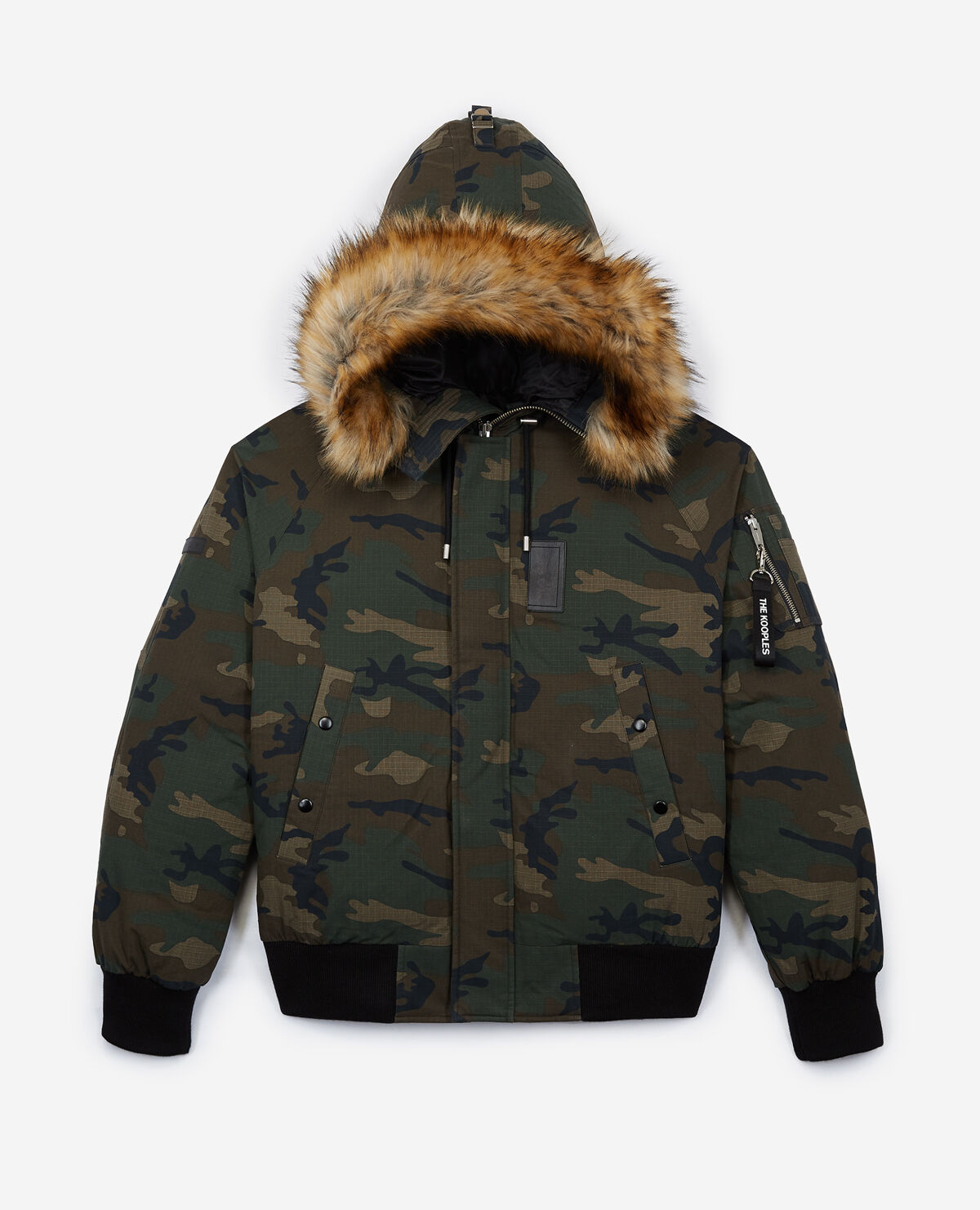 The kooples hotsell camo jacket