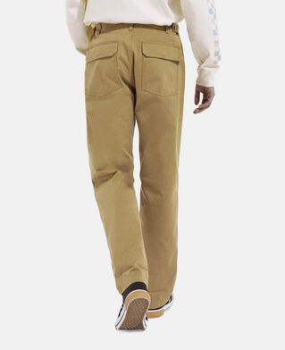 The Kooples MEN BEIGE khaki cotton chino pants with pockets