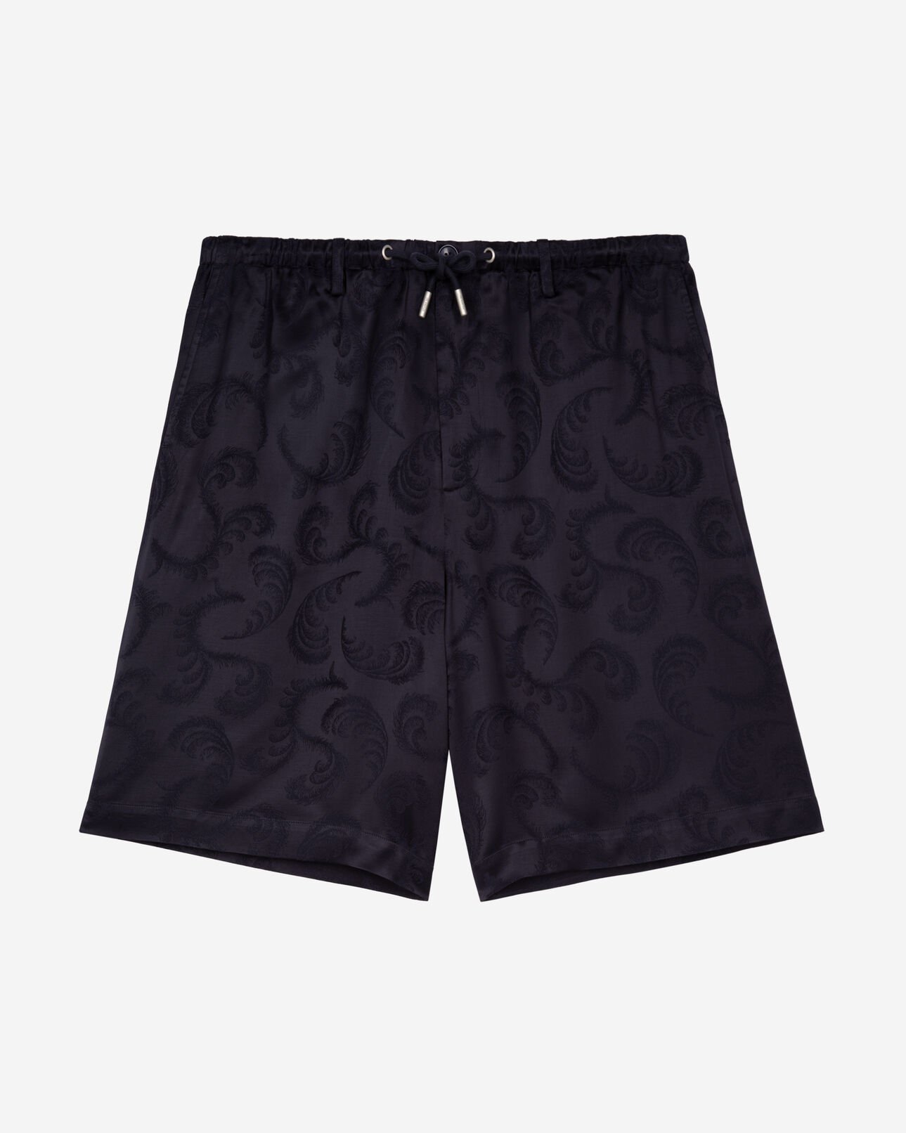 The Kooples HOMME NAVY short en jacquard marine