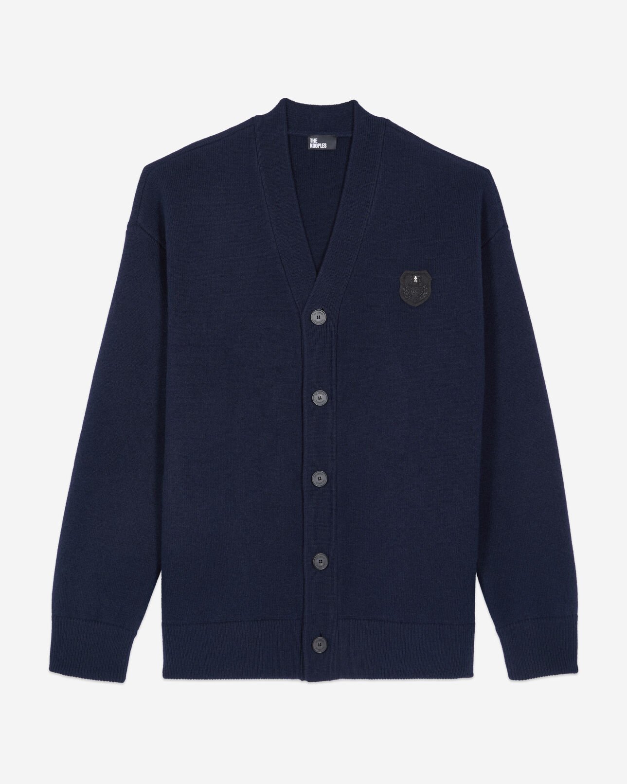 The Kooples HOMBRE NAVY cárdigan lana azul marino