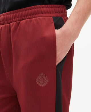 The Kooples H BURGUNDY wide burgundy jogging bottoms
