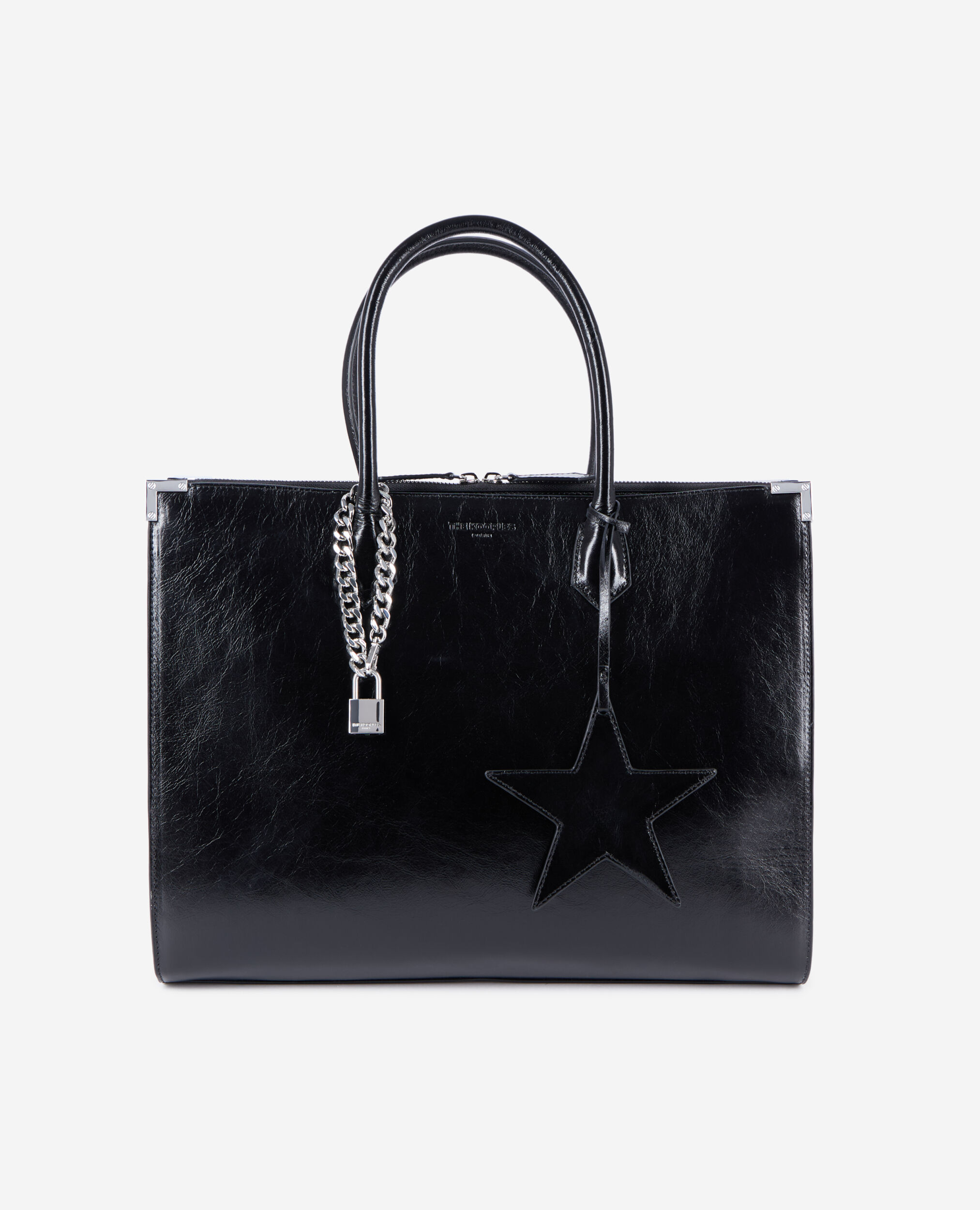 Ming XL black leather bag The Kooples