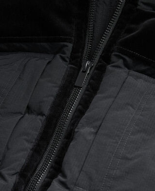 The Kooples HERREN BLACK ärmellose schwarze daunenjacke