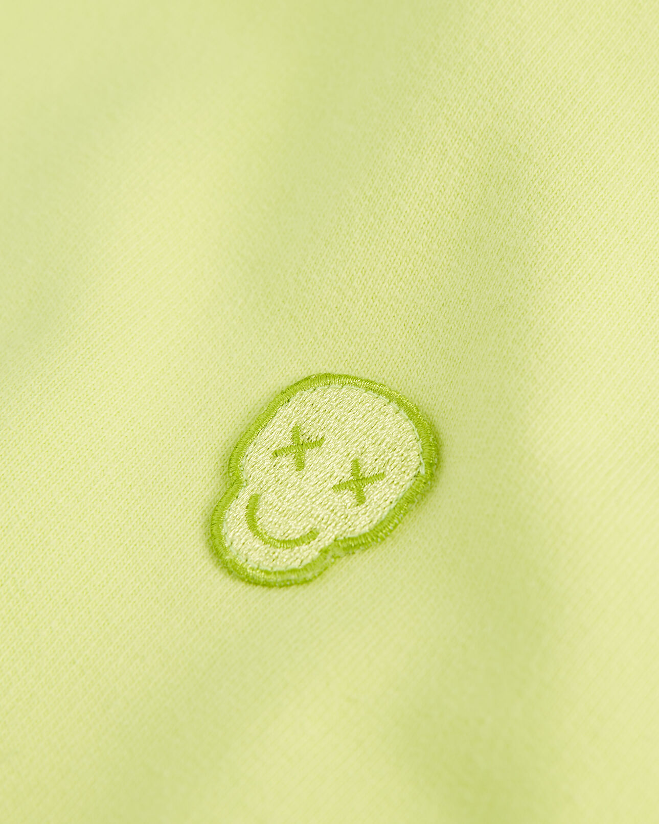 The Kooples HOMME YELLOW FLUO sweat capuche jaune en coton à logo