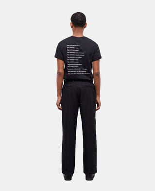 The Kooples HERREN BLACK weite, schwarze hose