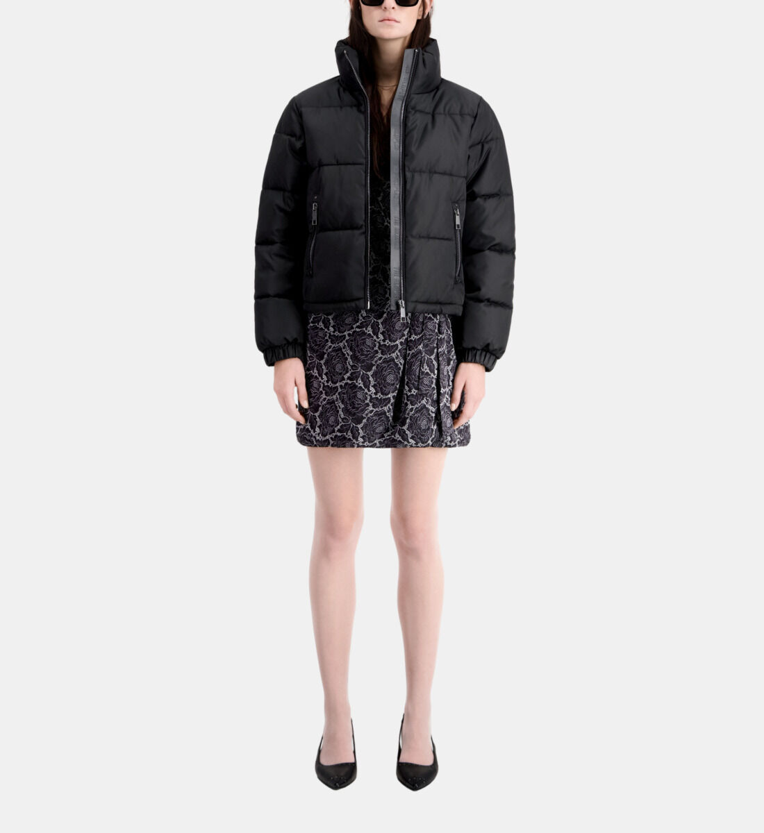 Black puffer jacket The Kooples