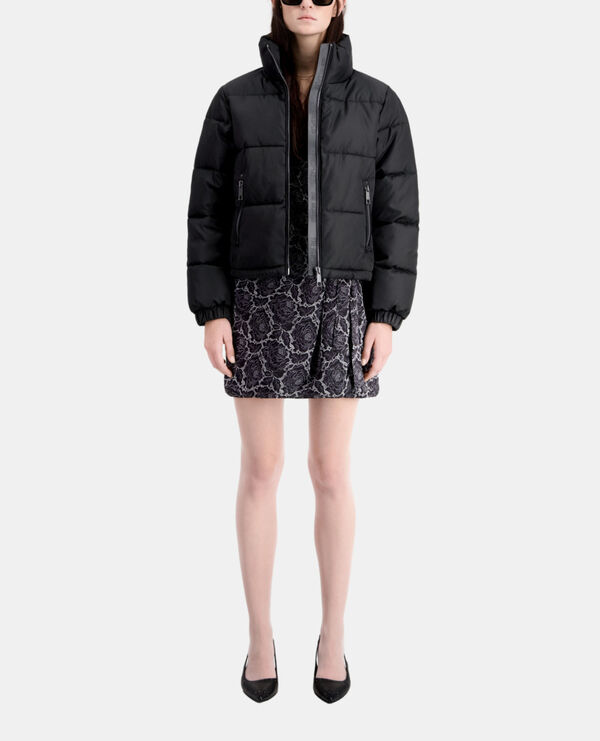 schwarze daunenjacke