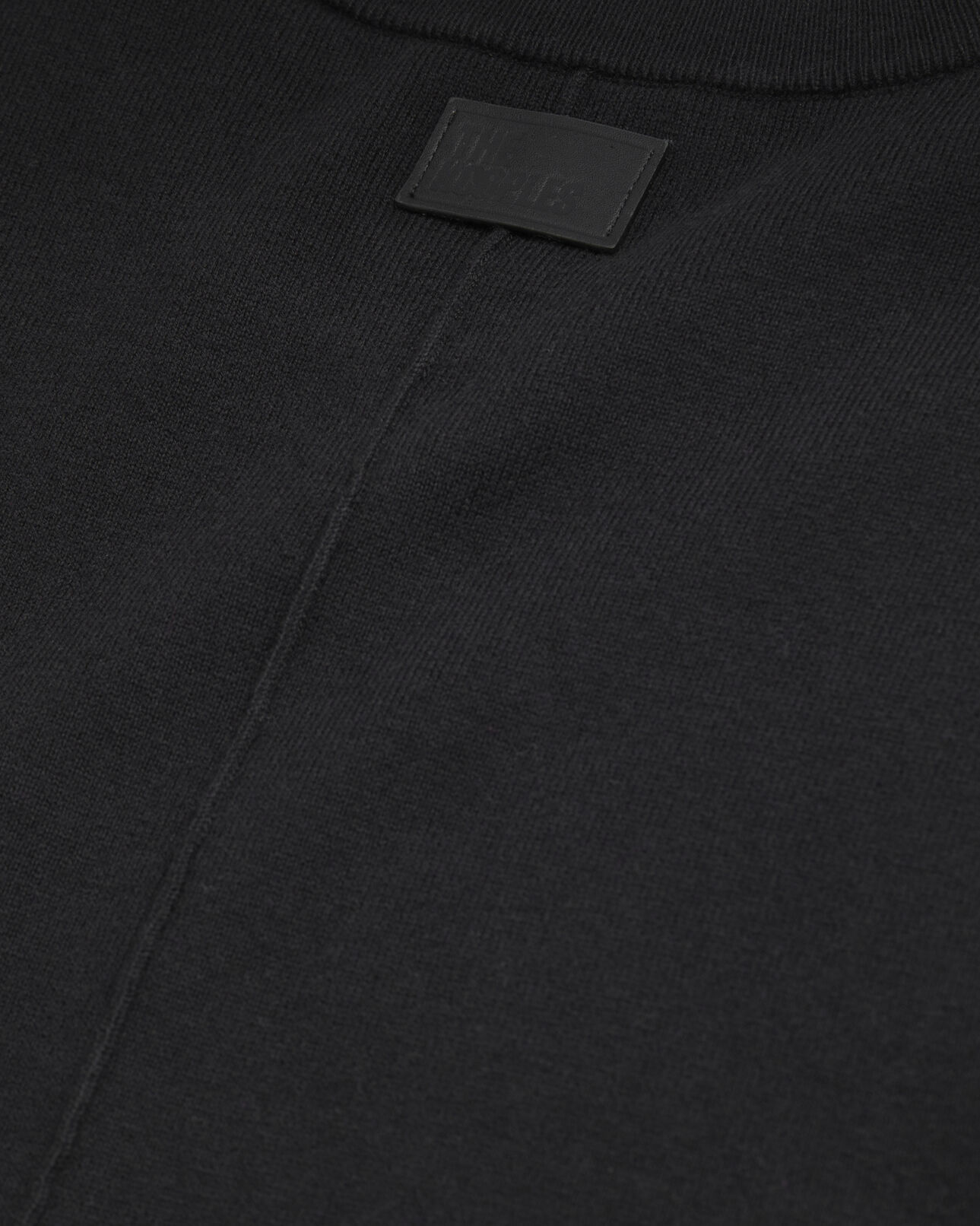 The Kooples HERREN BLACK / WHITE schwarzer pullover mit motiv und sternen