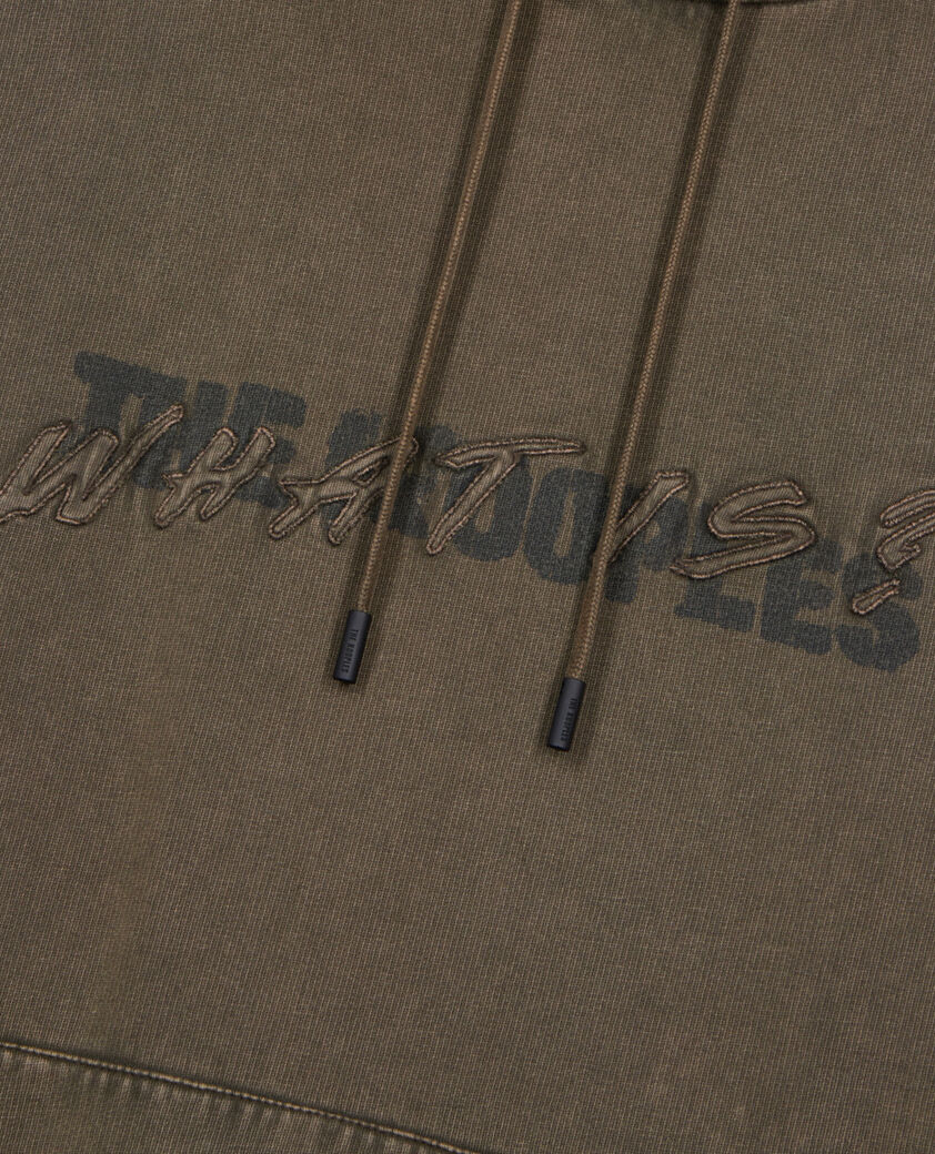 The Kooples HERREN KAKI khakifarbenes kapuzensweatshirt what is