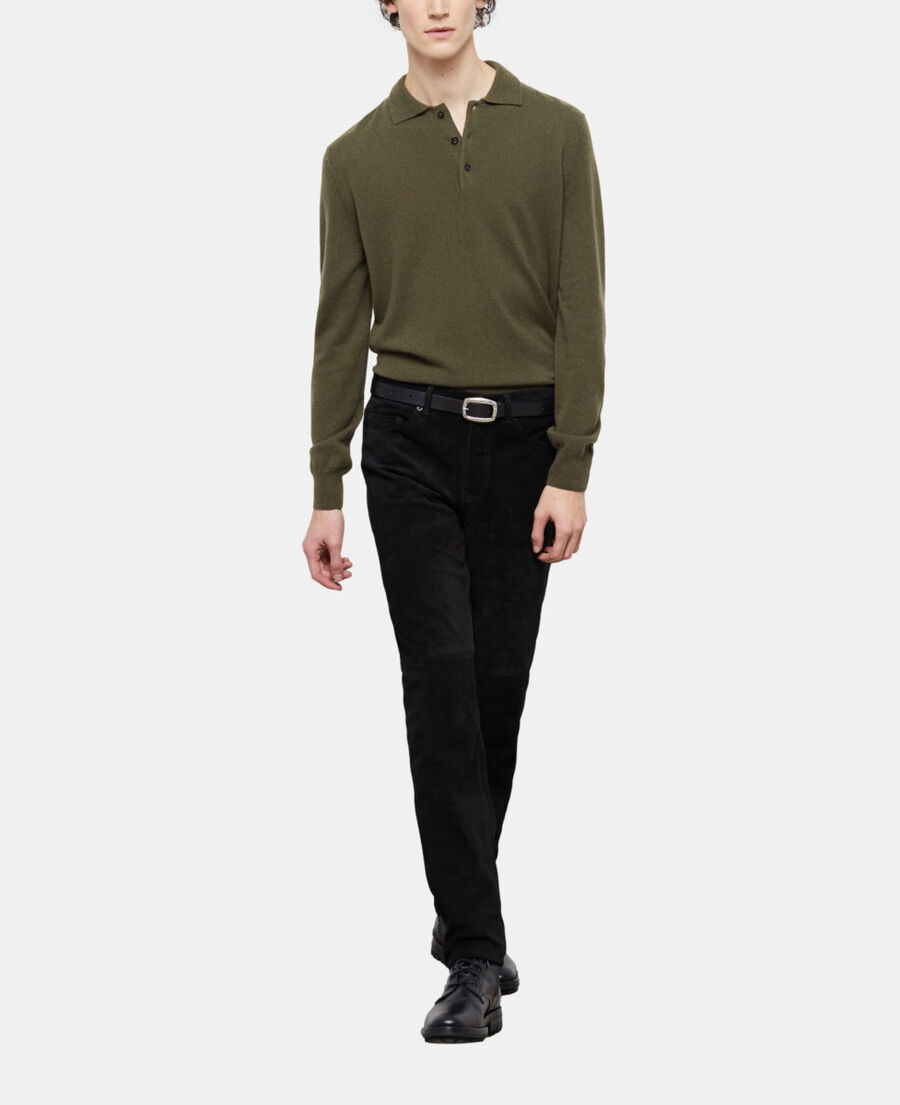 khaki cashmere sweater