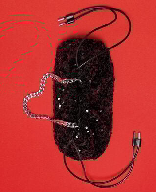 The Kooples WOMEN BLACK taylor black sequin bag