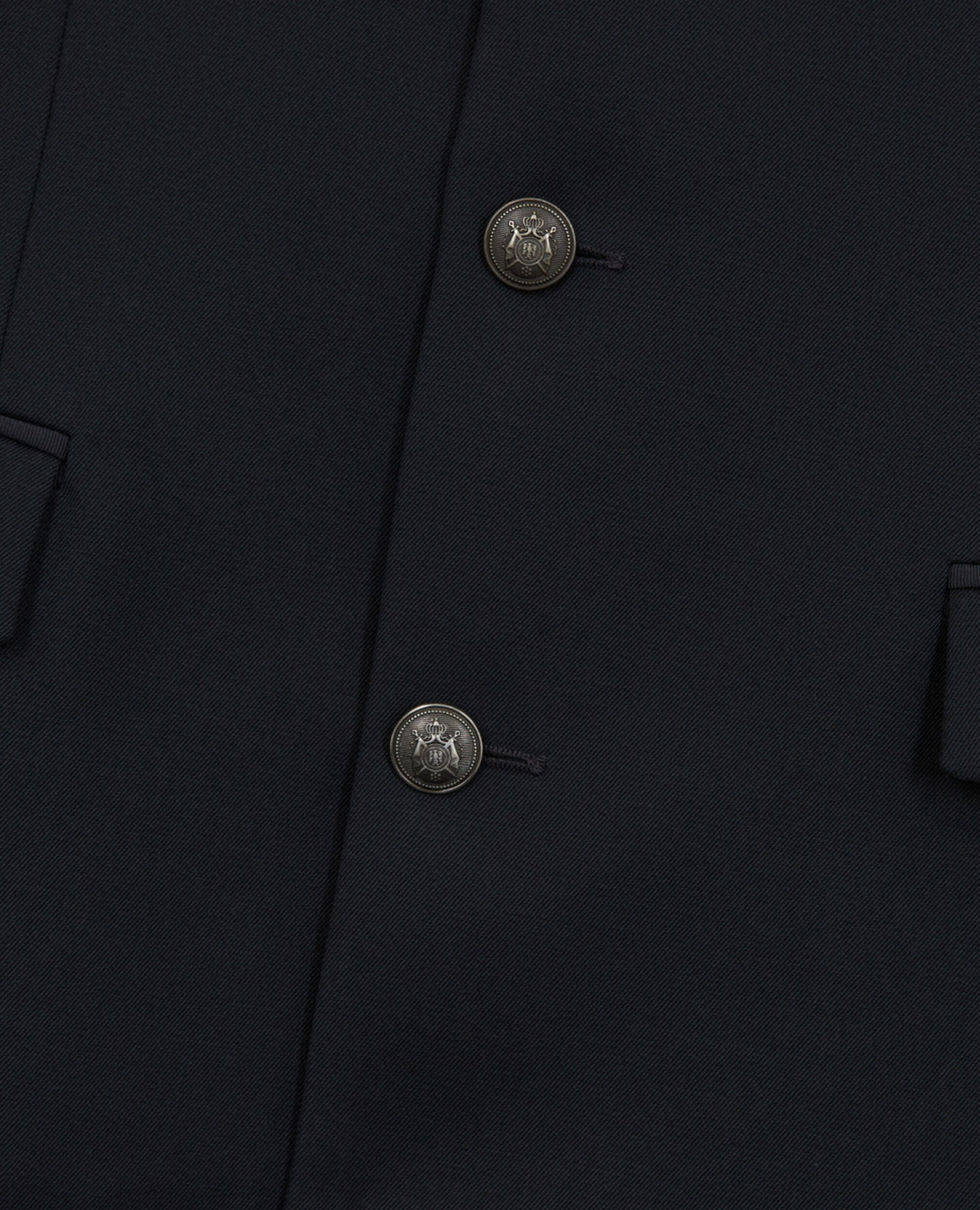 Black wool suit jacket, BLACK, hi-res image number null