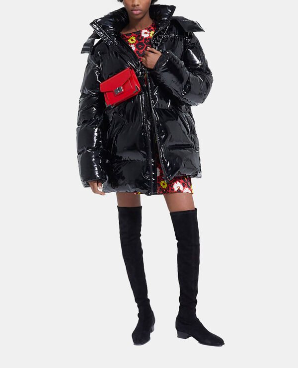 emily belt in red leather