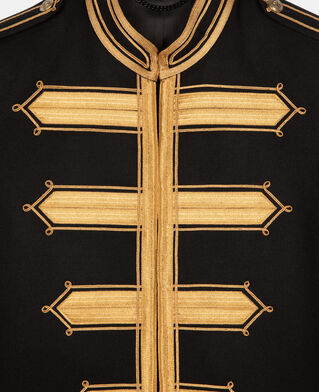 The Kooples MEN BLACK officer style black wool jacket