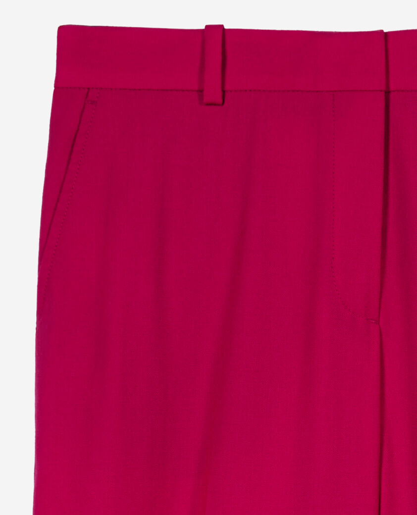 The Kooples WOMEN CHERRY red wool suit trousers