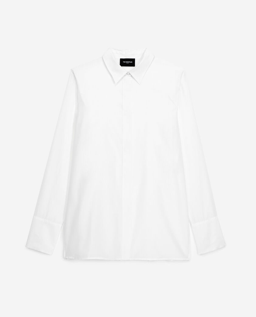 The Kooples WOMEN WHITE classic white shirt with pleated back