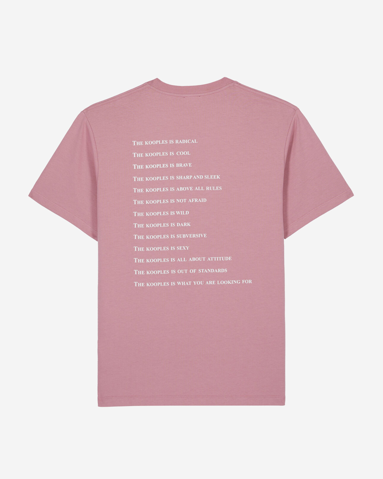 The Kooples HERREN PINK WOOD lila t-shirt what is