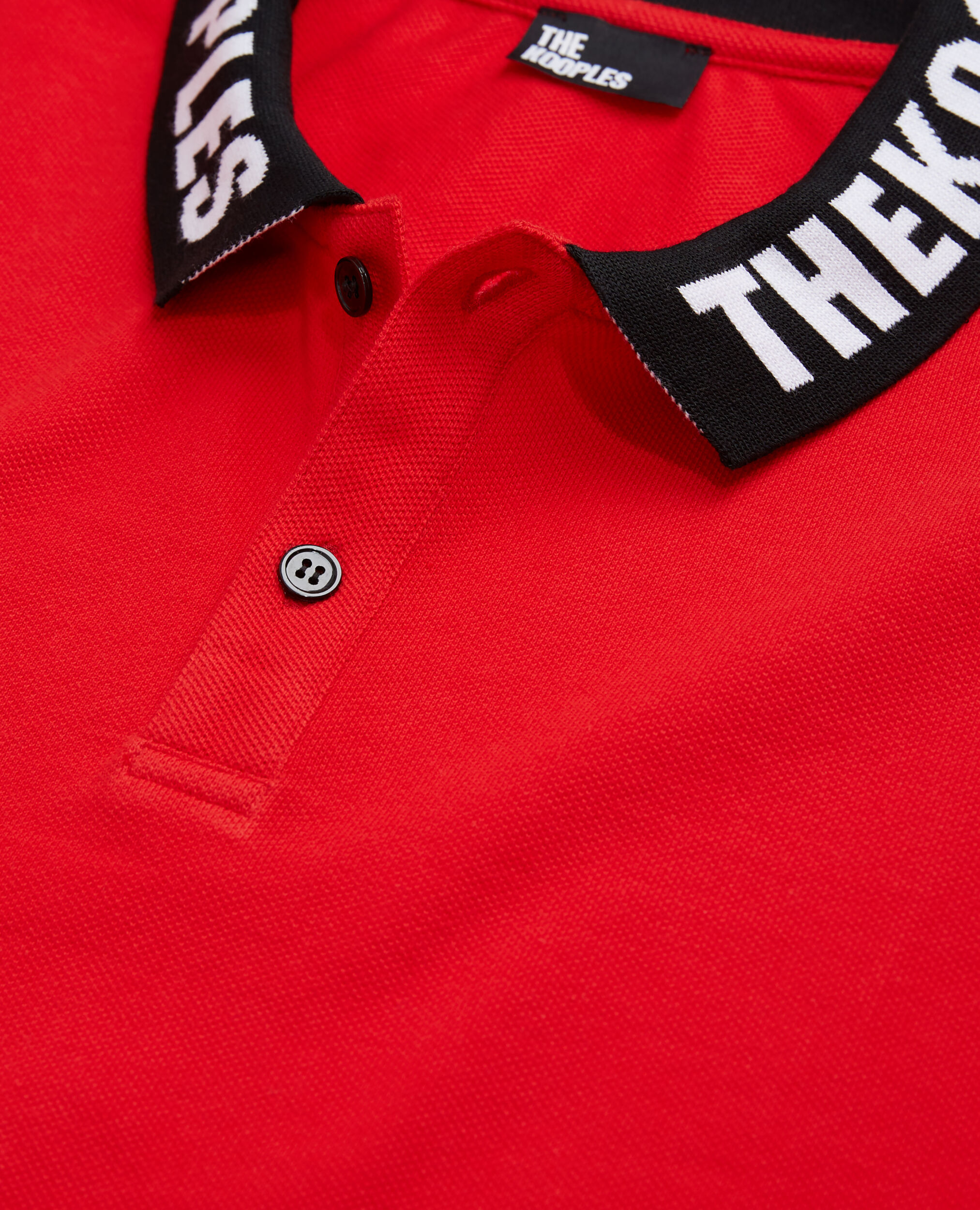 Red logo polo shirt, RED, hi-res image number null