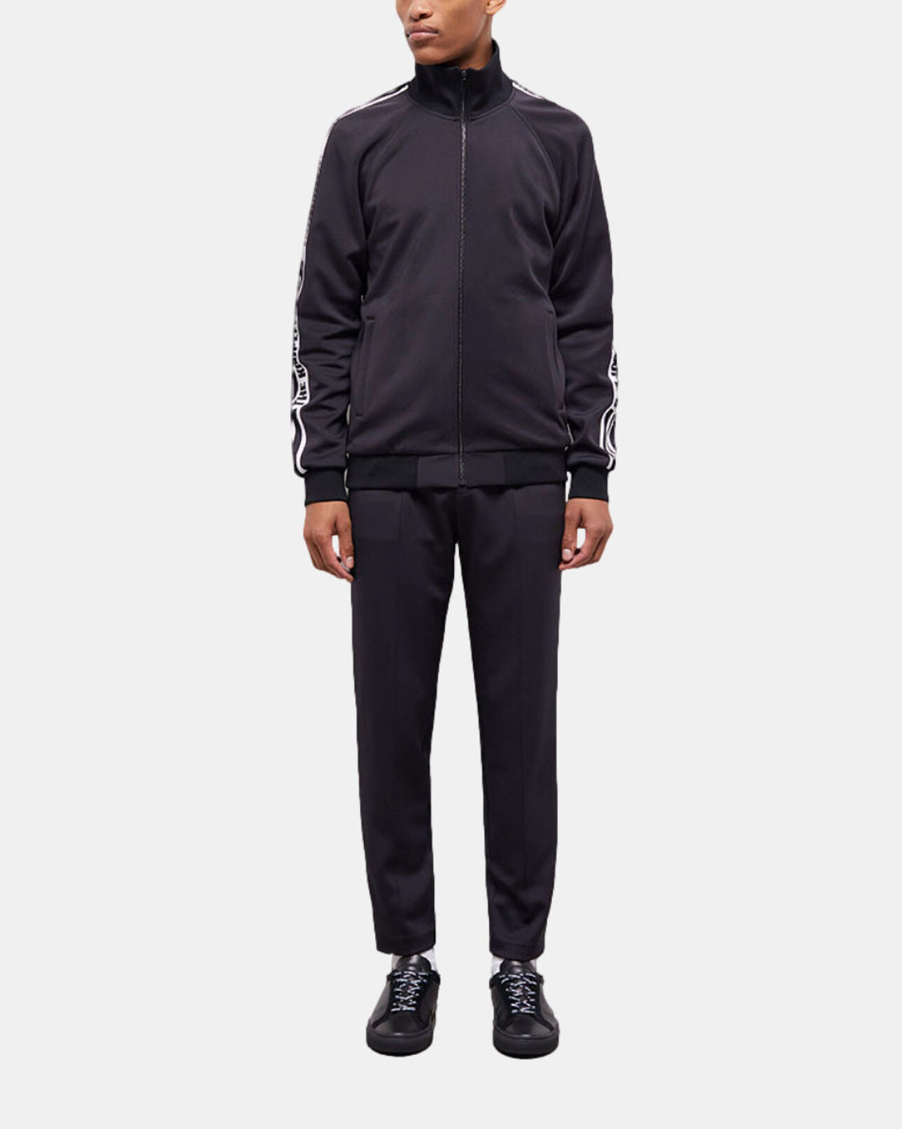 The Kooples MEN BLACK black logo jacket