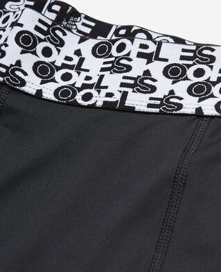 The Kooples DAMEN BLACK schwarze leggings aus funktionsmaterial mit logo