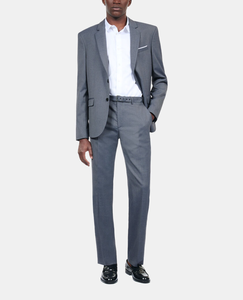 The Kooples HOMBRE BLUE pantal&oacute;n traje azul lana