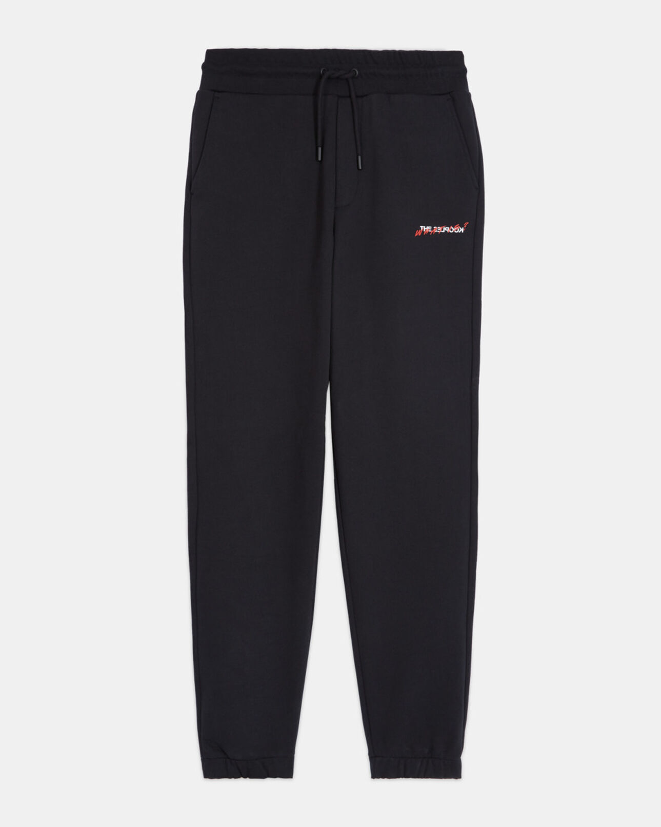 The Kooples FEMME BLACK jogging noir imprimé what is