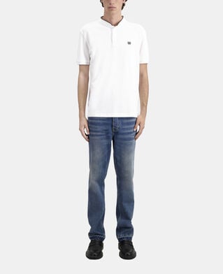 The Kooples HOMME WHITE polo en coton blanc