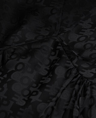 The Kooples FEMME BLACK robe courte logo the kooples noire