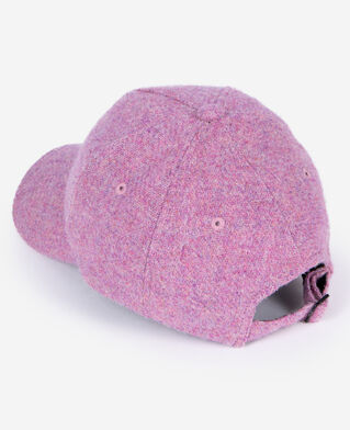 The Kooples MIXED PINK pink wool cap the kooples x harris tweed