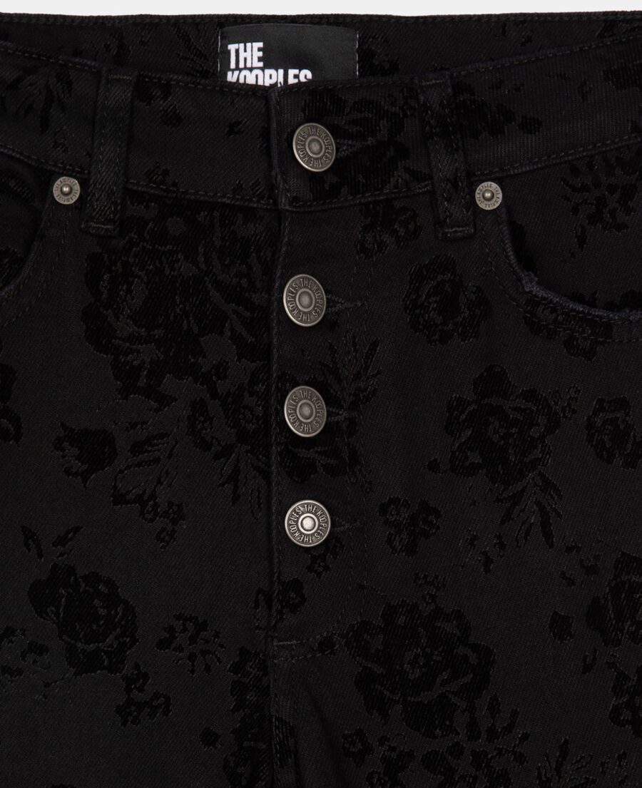 The Kooples WOMEN BLACK black flare jeans