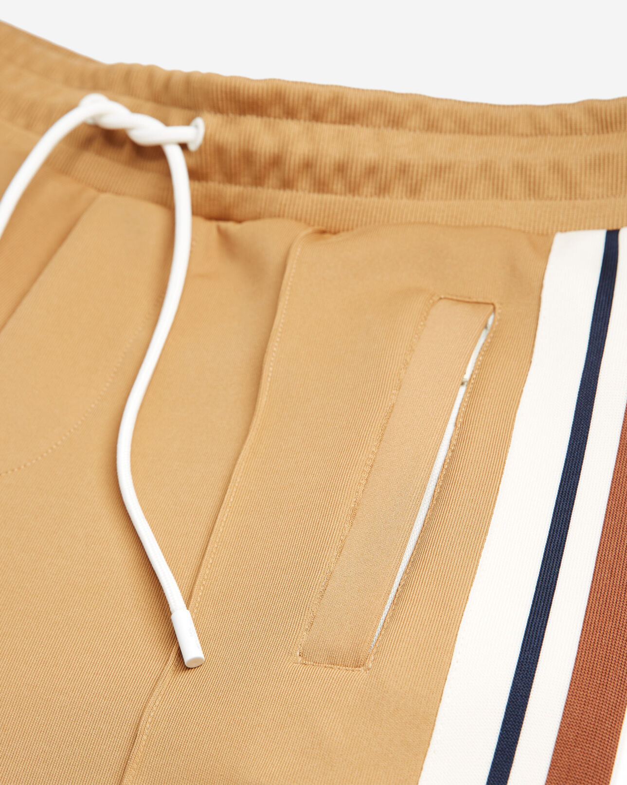 The Kooples HOMME CAMEL jogging camel bandes latérales et zips