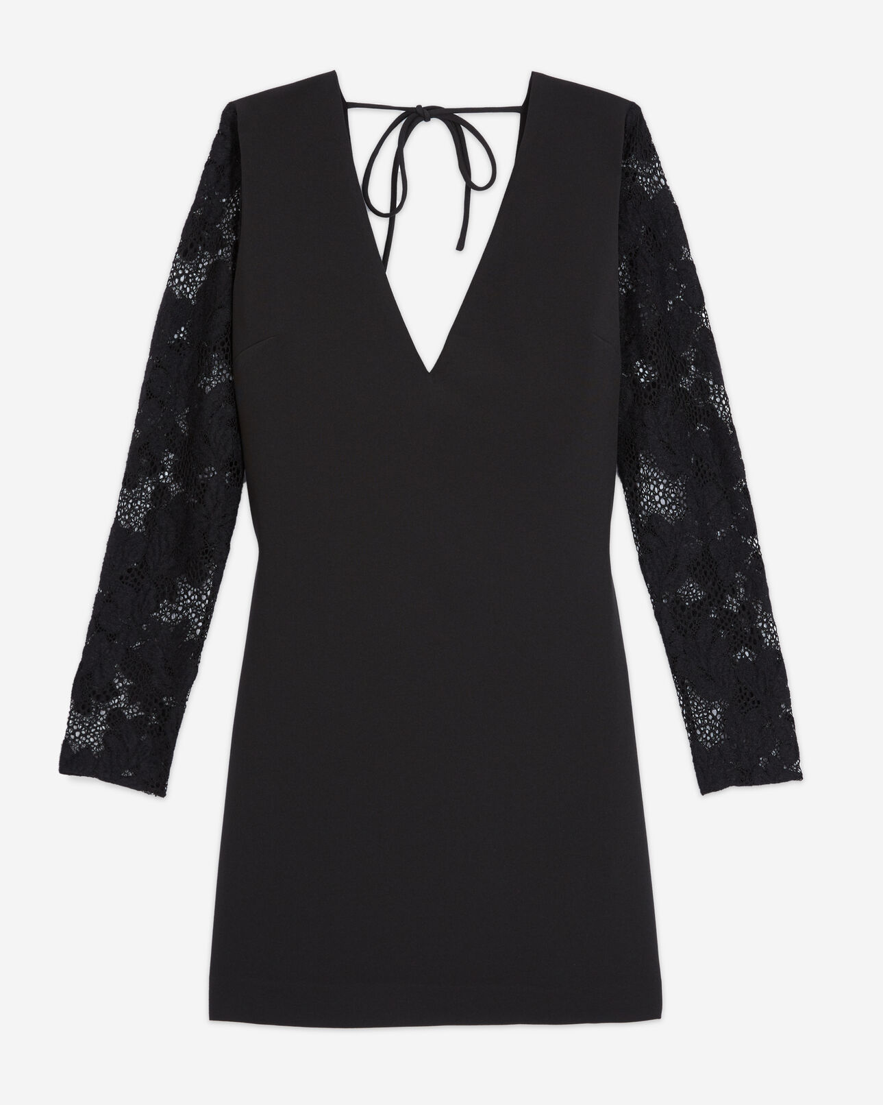 The Kooples WOMEN BLACK short black dress