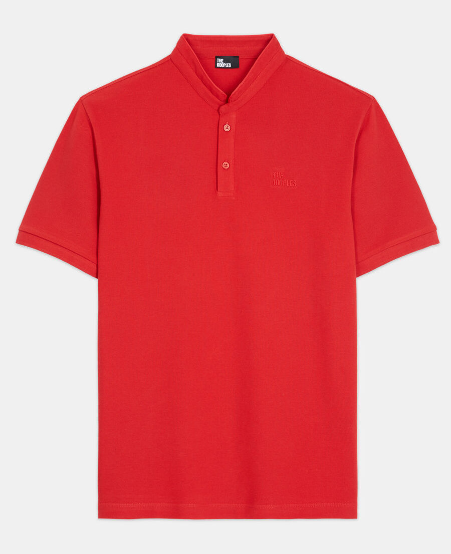 camisa polo roja