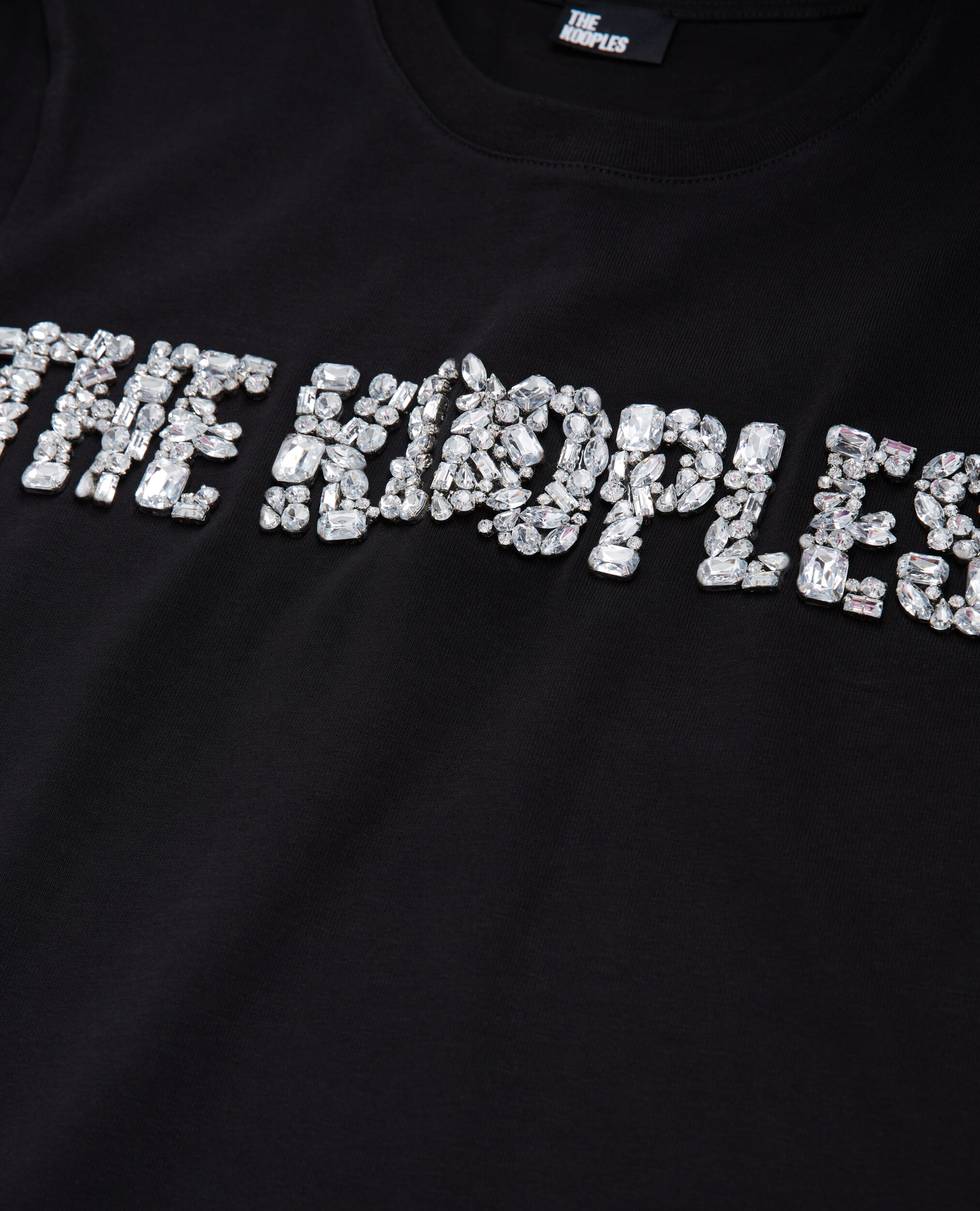 T-Shirt mit The Kooples Logo, BLACK, hi-res image number null