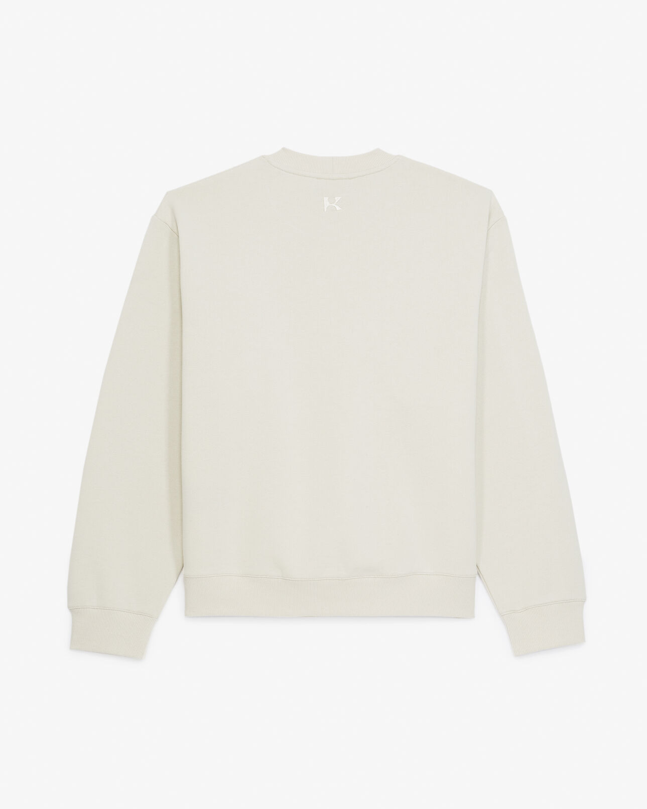 The Kooples MUJER ECRU sudadera blanco crudo algodón the kooples
