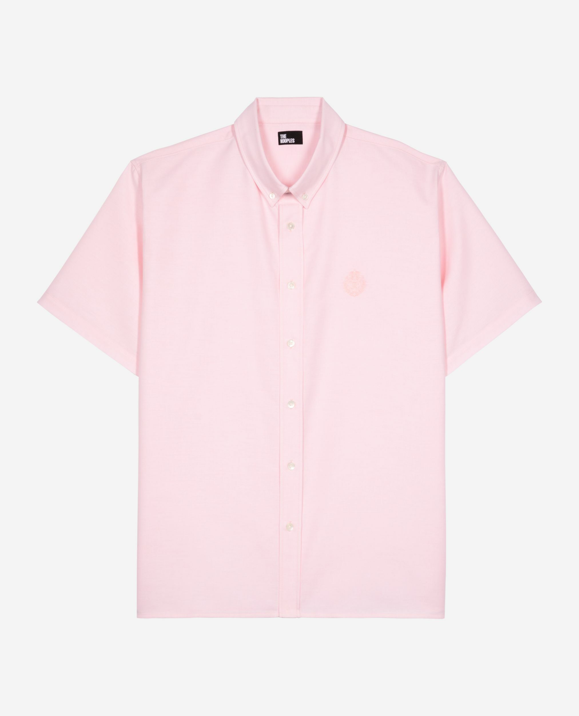 Short-sleeved pink shirt, PALE PINK, hi-res image number null