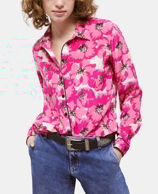 The Kooples FEMME PINK chemise imprim&eacute;e en soie