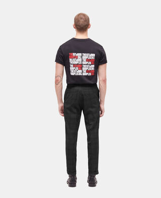 The Kooples MEN BLACK patterned suit pants