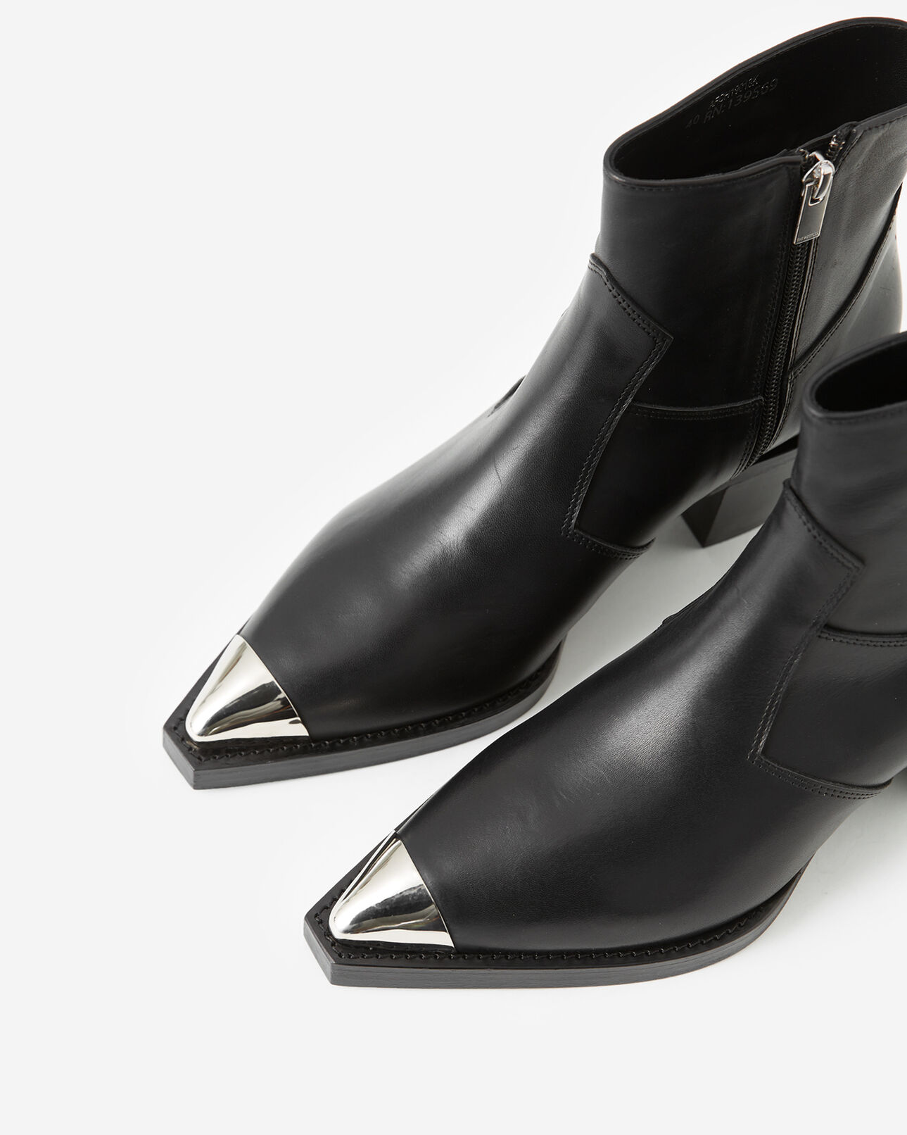 The Kooples FEMME BLACK boots rock talons style western