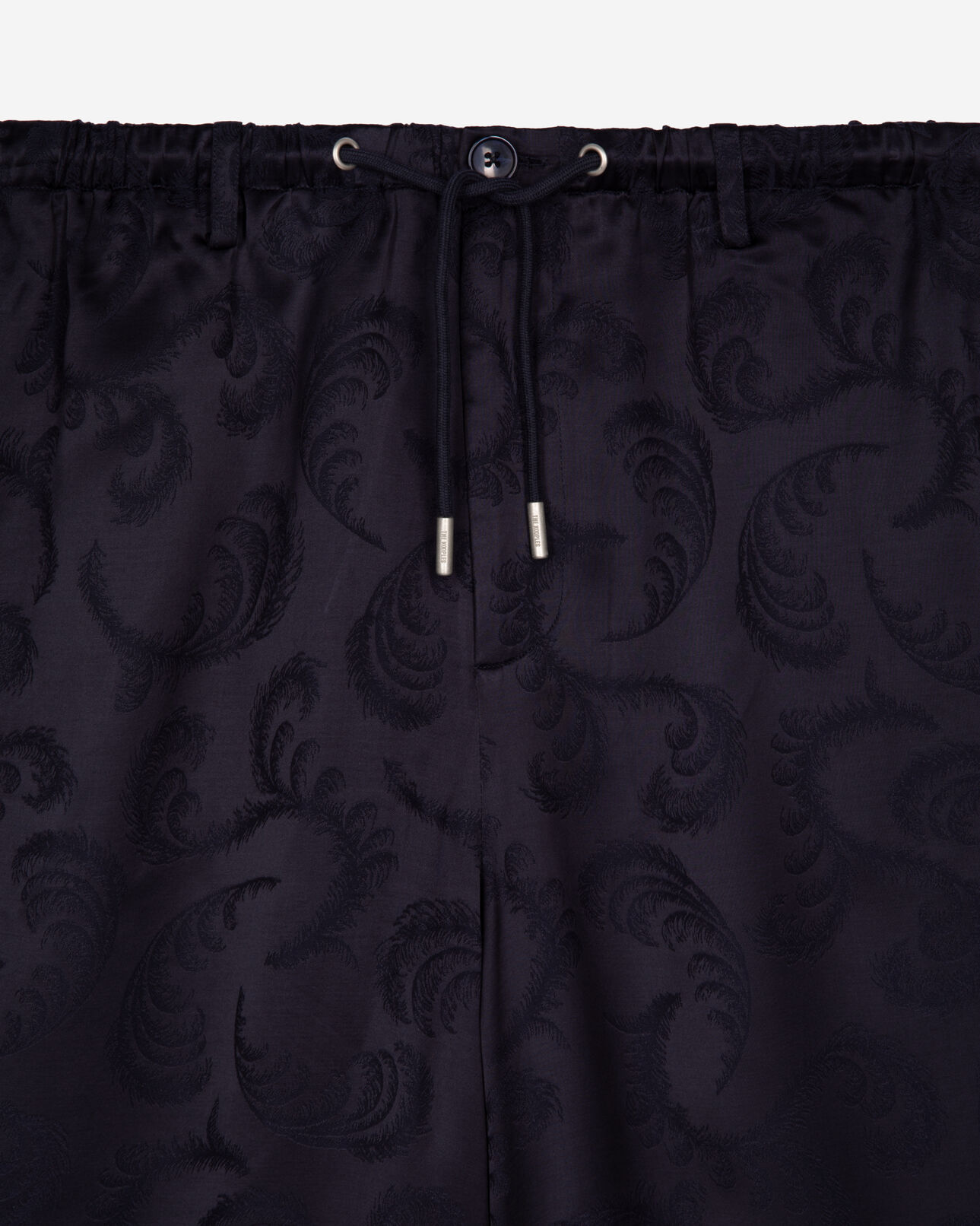 The Kooples HOMBRE NAVY pantalón corto de jacquard azul marino