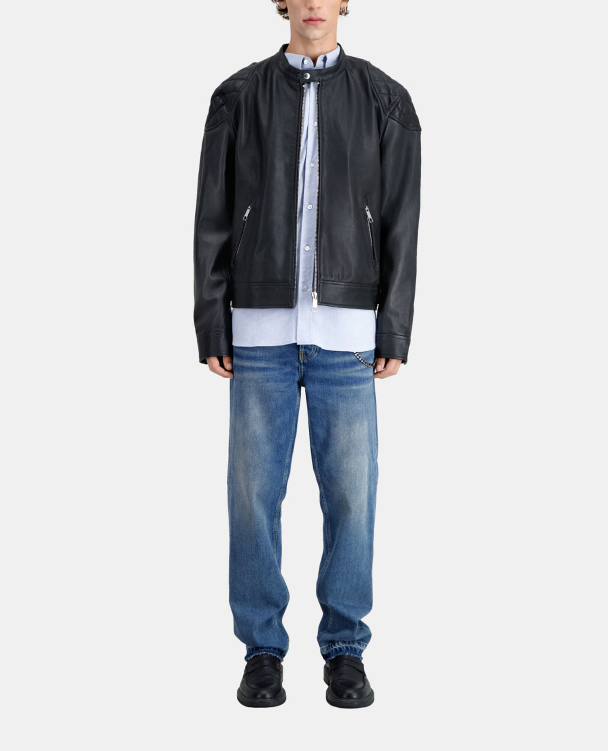 Blue Oxford shirt, LIGHT BLUE, hi-res image number null
