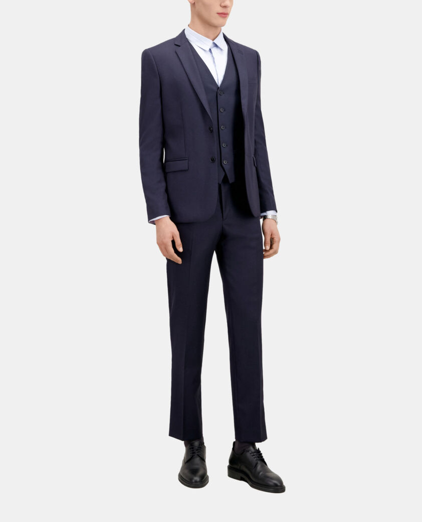The Kooples MEN NAVY navy blue wool suit jacket