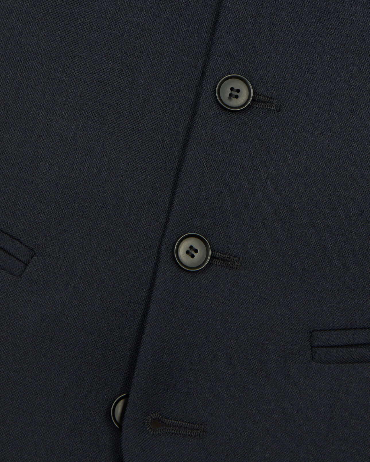 The Kooples H DARK NAVY buttoned navy blue waistcoat in wool