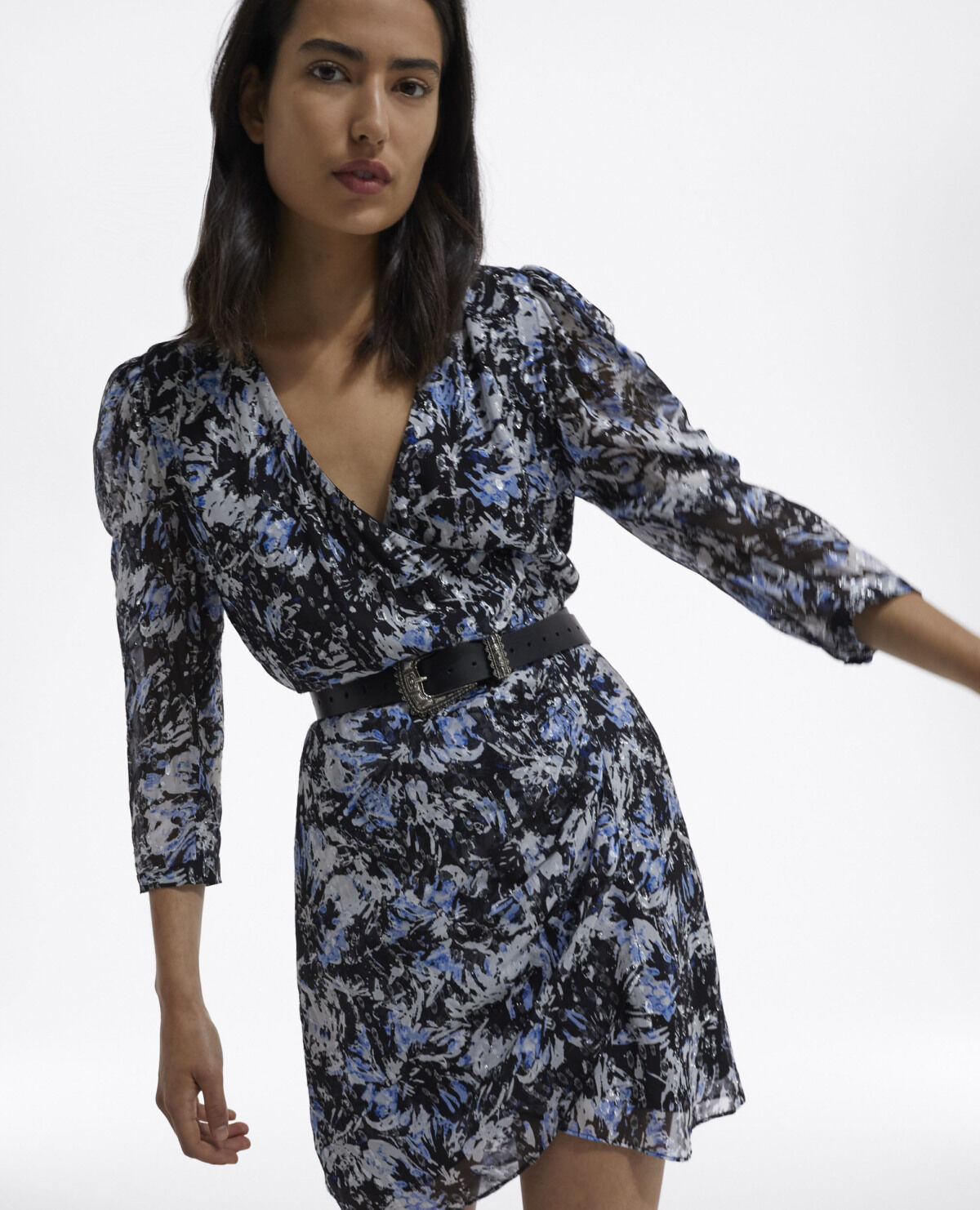 Robe bleu the kooples sale