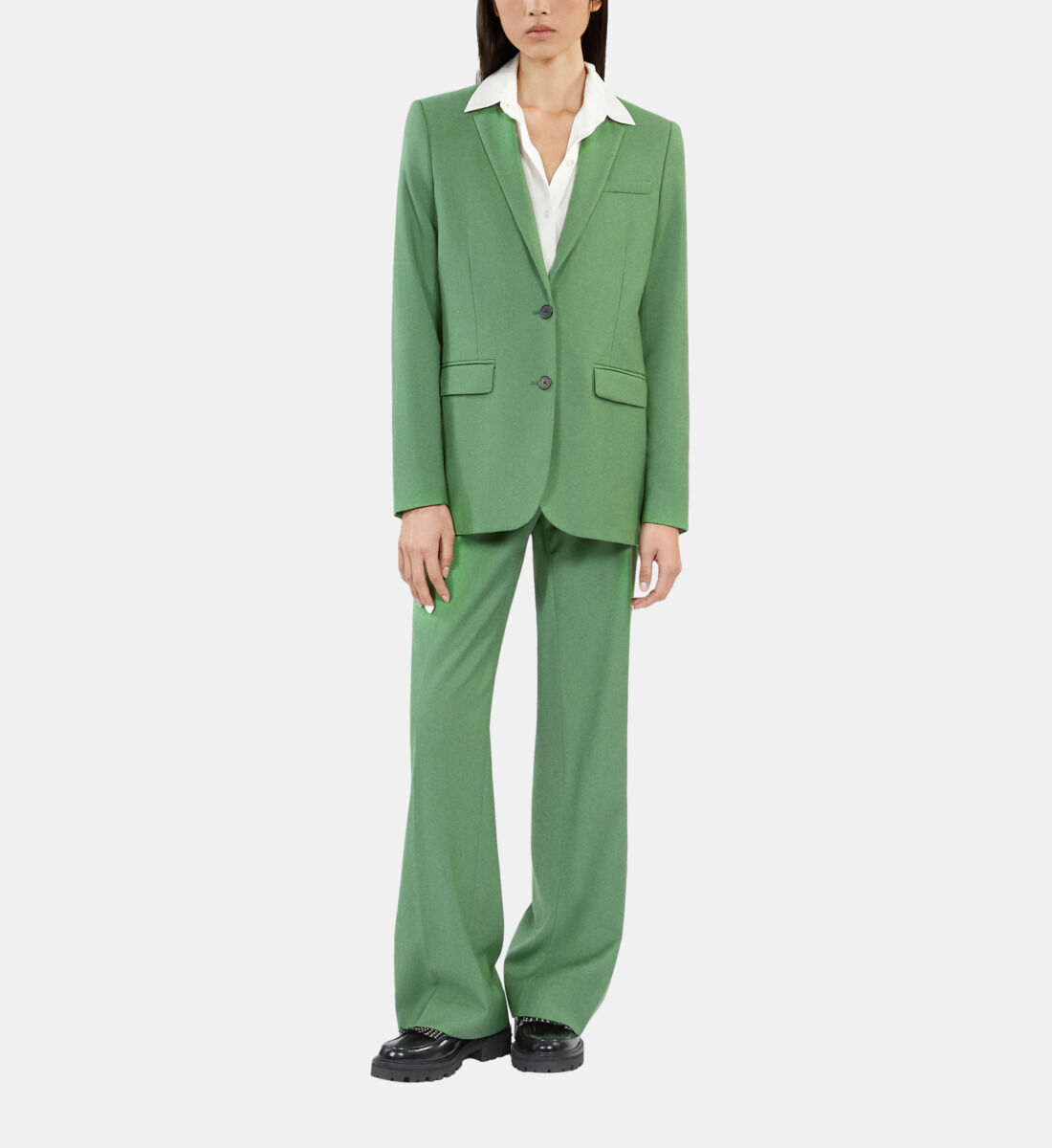 Pantalon tailleur hotsell vert