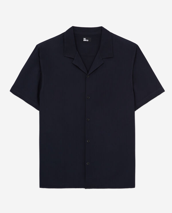 camisa informal azul marino