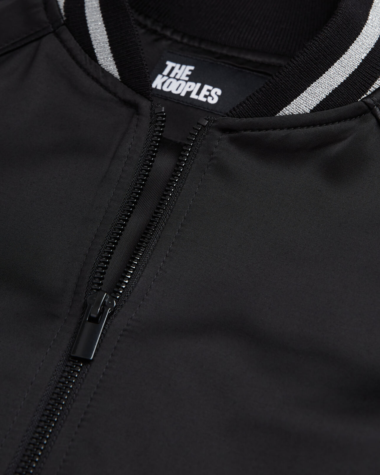 The Kooples FEMME BLACK sweat zippé noir