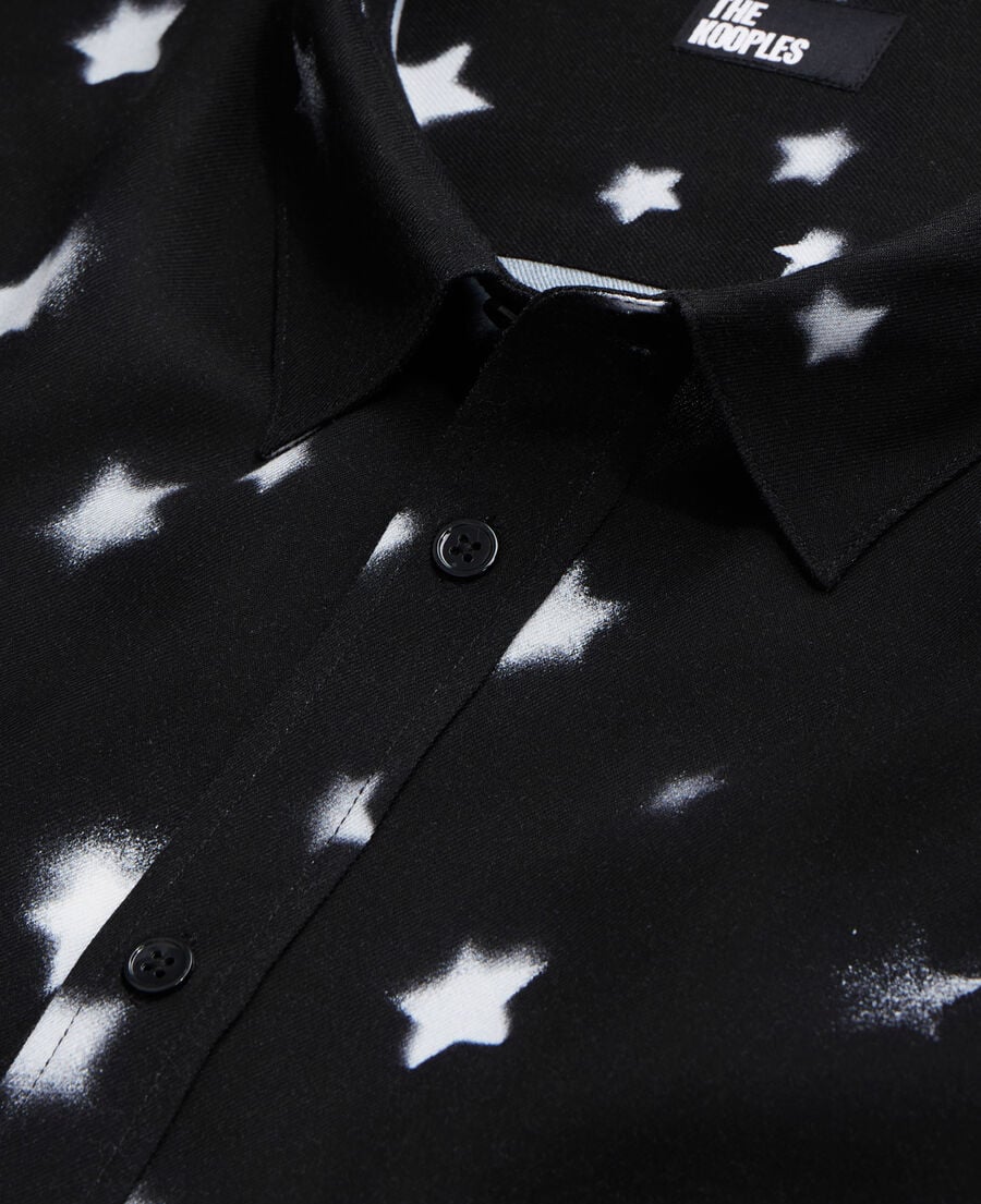The Kooples HOMME BLACK chemise imprimée