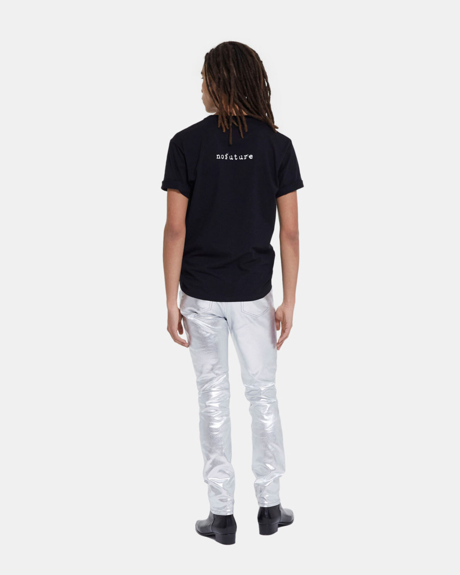 Slim gray jeans, SILVER, hi-res image number null