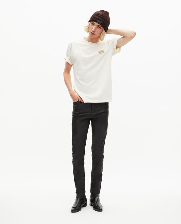 The Kooples HOMME ECRU t-shirt avec sérigraphie écru